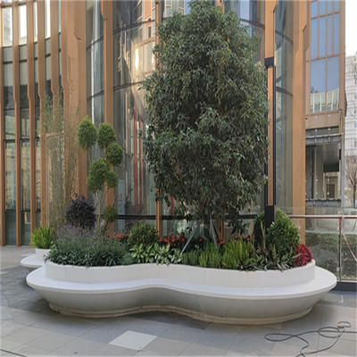 戶(hù)外廣場(chǎng)GRC樹(shù)池坐凳藝術(shù)景觀坐凳飾紀(jì)上品廣東GRC構(gòu)件
